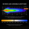 X - Barra de luces LED conectable Flare de 50 pulgadas